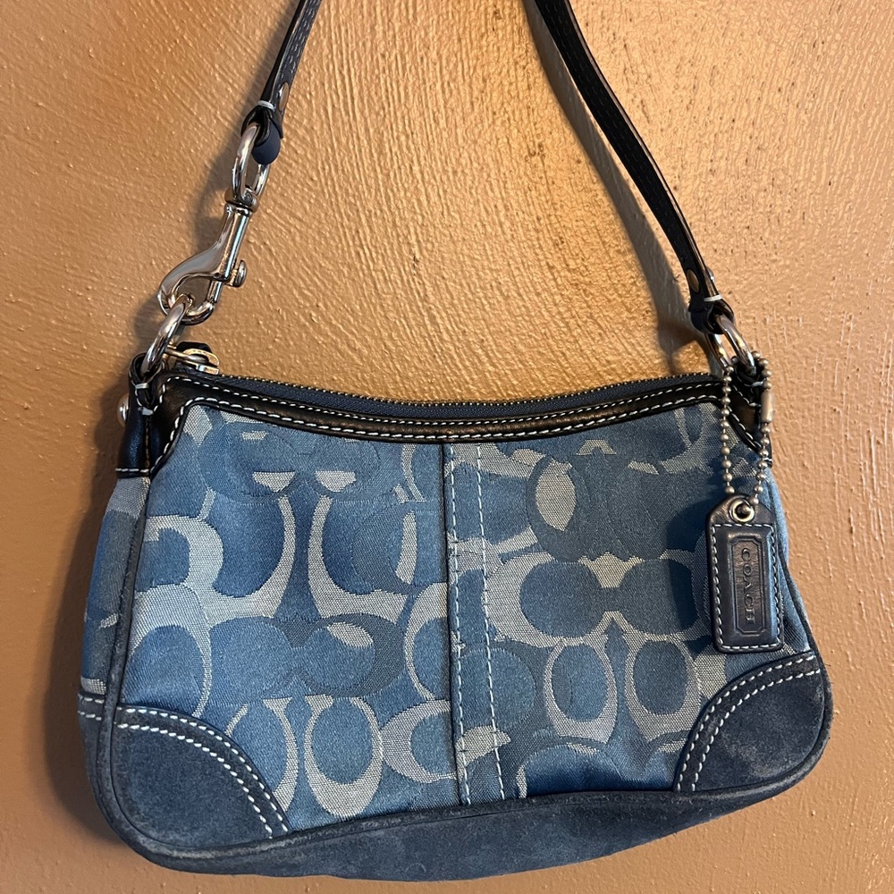 Vintage Denim Coach Purse